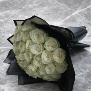 White Noir Roses